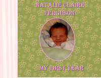 Natalie's First Year Scrapbook
